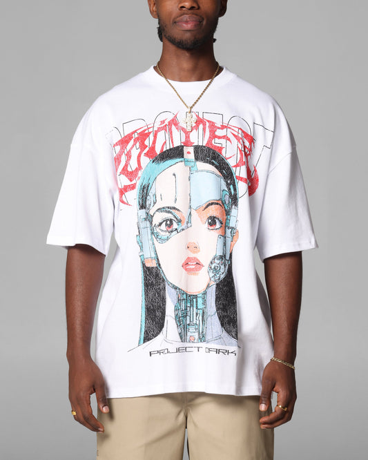 Loiter Cyber Geisha Vintage T-Shirt White Style001