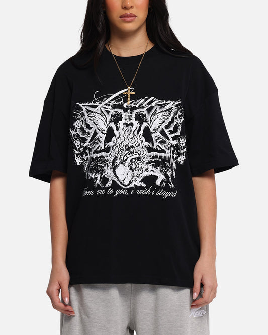 Loiter Earth Angel T-Shirt Black Style001