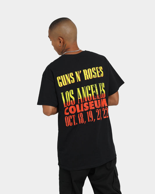Guns N Roses LA Coliseum T-Shirt Black