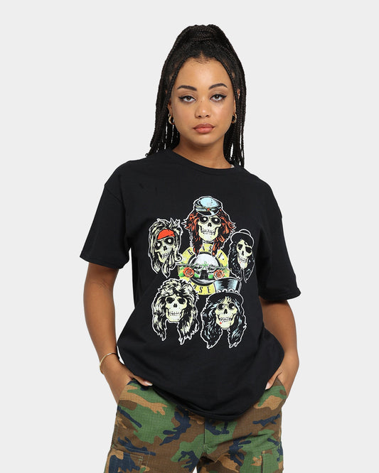 Guns N Roses LA Coliseum T-Shirt Black Style001