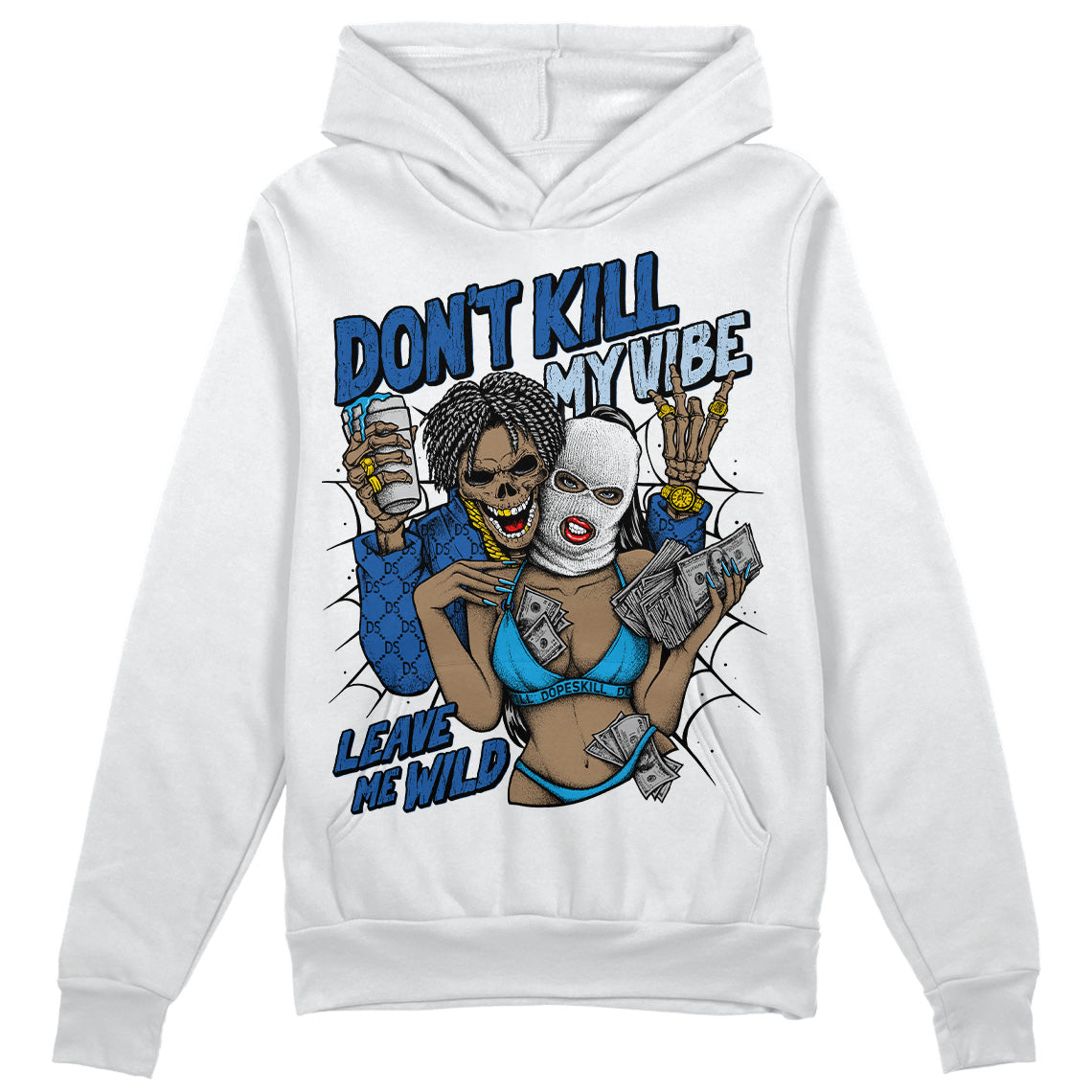Space Jam 11s DopeSkill Hoodie Sweatshirt Don't Kill My Vibe Graphic