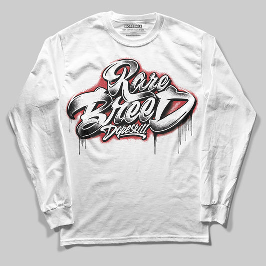 Bred 11s DopeSkill Long Sleeve T-Shirt Rare Breed Type Graphic Style001