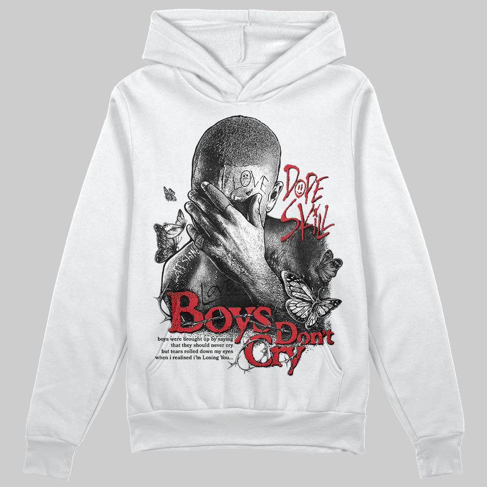 Bred Velvet 11s DopeSkill Hoodie Sweatshirt Boys Don't Cry Graphic