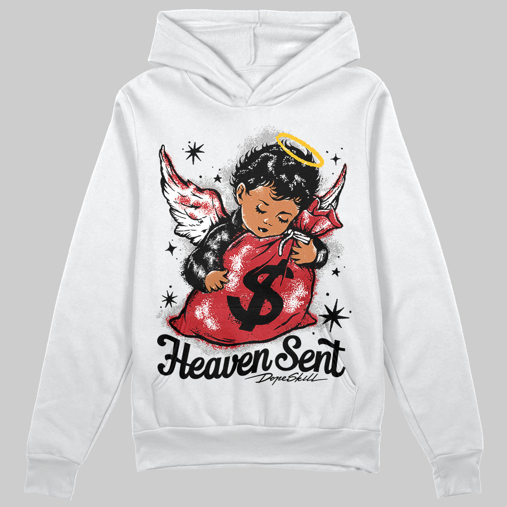Bred Velvet 11s DopeSkill Hoodie Sweatshirt Heaven Sent Graphic