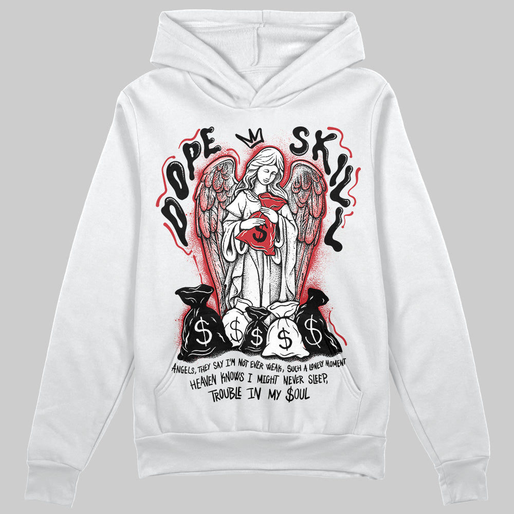 Bred Velvet 11s DopeSkill Hoodie Sweatshirt Angels Graphic