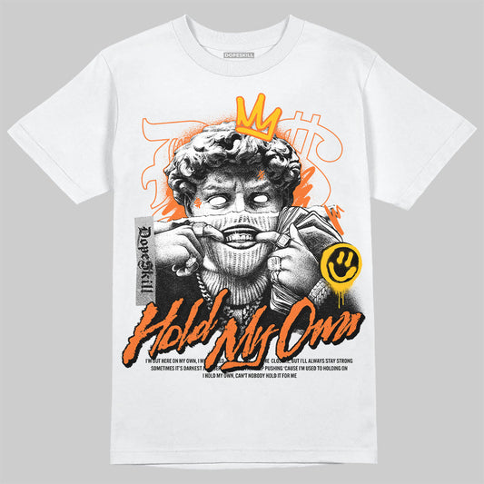 Orange Black White DopeSkill T-Shirt In My Way Graphic