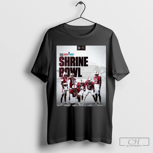 100 Years East West Shrine Bowl Odonnell Tonka Hemingway Signatures Gamecock Football Shirt