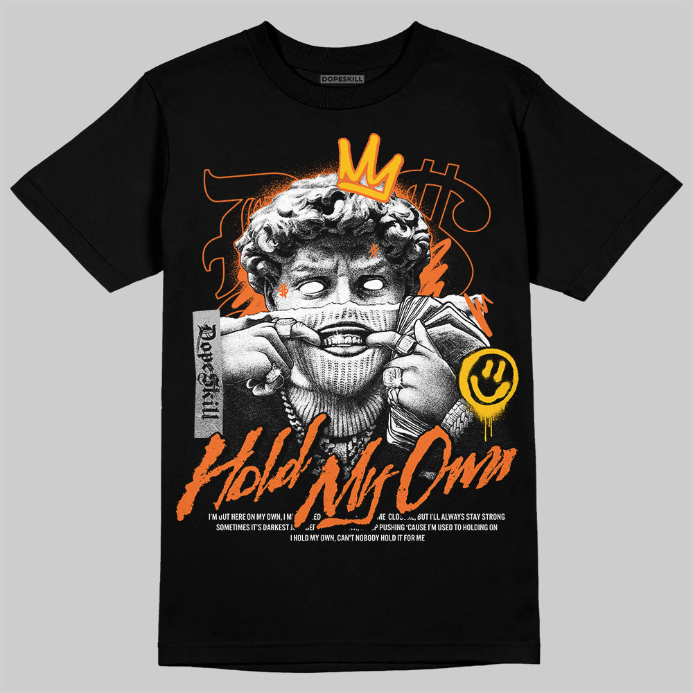 Orange Black White DopeSkill T-Shirt In My Way Graphic