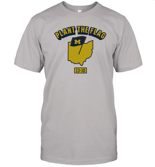 Michigan Football Plant The Flag New 2024 T Shirt