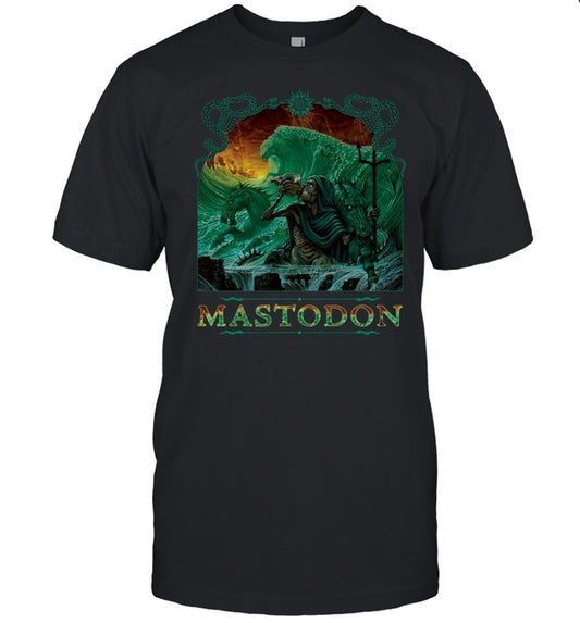 Mastodon X Lamb Of God Floods Of Triton Black T Shirt