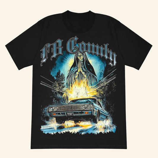 Fb County USA Merch Fb County Road To Heaven Heavy Hard T-Shirt Friends Gifts