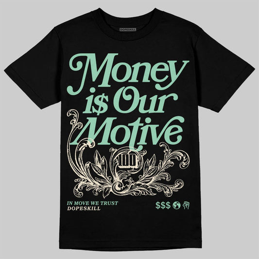 SB Dunk â€œRodeoâ€ DopeSkill T-Shirt Money Is Our Motive Typo Graphic