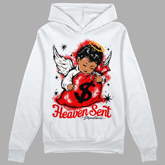 Cherry 12s DopeSkill Hoodie Sweatshirt Heaven Sent Graphic