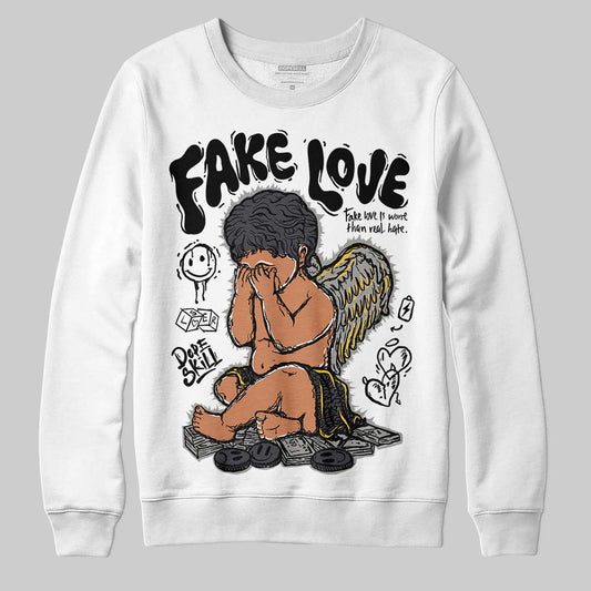 Black Cat 3s DopeSkill Sweatshirt False Love Graphic Style001