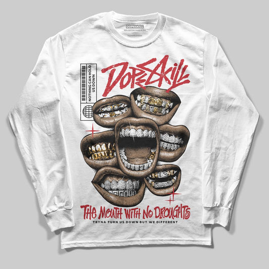 Ferrari 14s DopeSkill Long Sleeve T-Shirt The Mouth With No Droughts Graphic