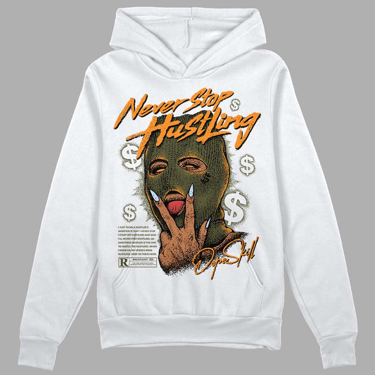 Olive 5s DopeSkill Hoodie Sweatshirt Never Stop Hustling Graphic
