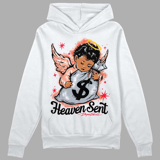 Crimson Bliss 5s DopeSkill Hoodie Sweatshirt Heaven Sent Graphic Style001
