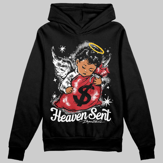 Bred Velvet 11s DopeSkill Hoodie Sweatshirt Heaven Sent Graphic