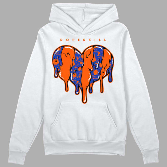 Dunk Low Futura Orange Blaze DopeSkill Hoodie Sweatshirt Slime Drip Heart Graphic