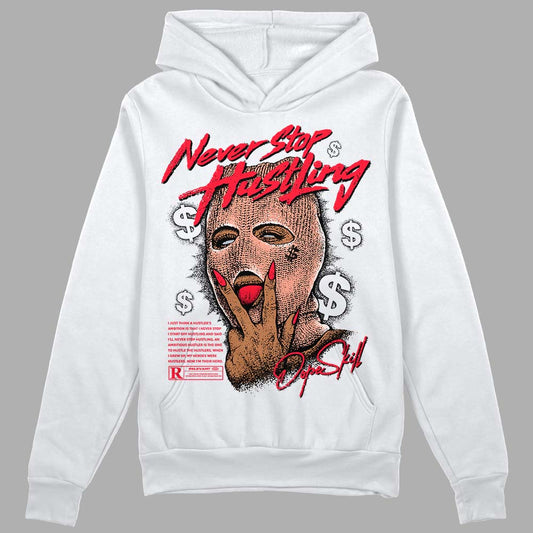 Crimson Bliss 5s DopeSkill Hoodie Sweatshirt Never Stop Hustling Graphic Style001