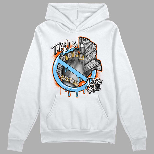 Dunk Low Futura University Blue DopeSkill Hoodie Sweatshirt Takin No L's Graphic