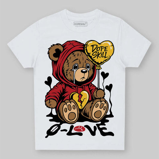 Ferrari 14s DopeSkill Toddler Kids T-shirt Broken Bear Graphic