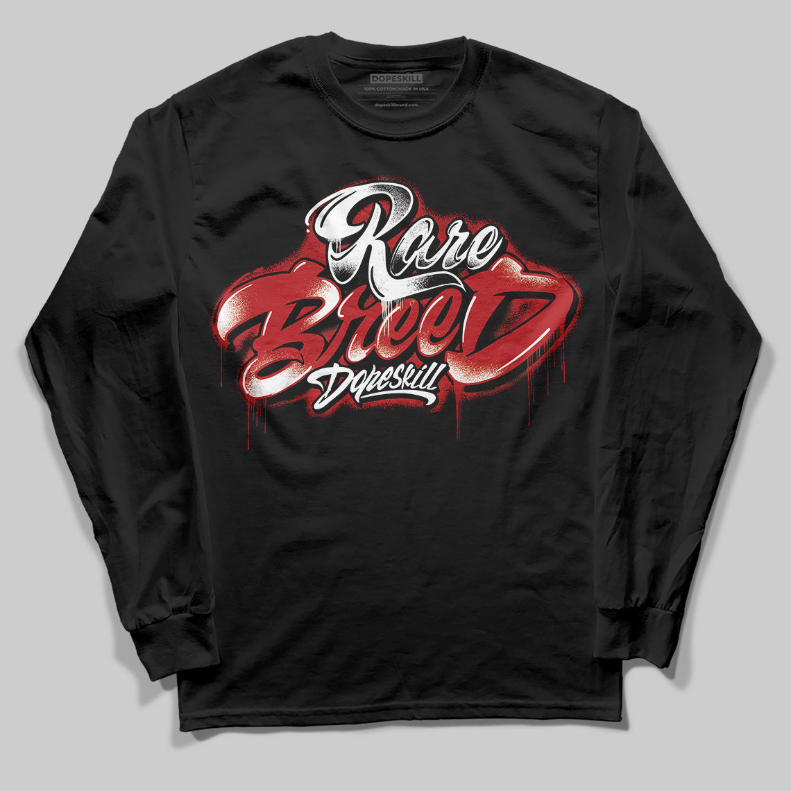 Black Toe Reimagined 1s DopeSkill Long Sleeve T-Shirt Rare Breed Type Graphic Style001