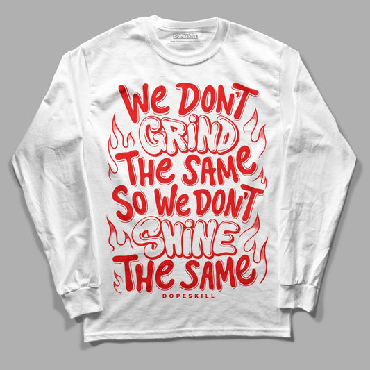 Cherry 11s DopeSkill Long Sleeve T-Shirt Grind Shine Graphic Style001