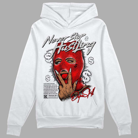 Cherry 12s DopeSkill Hoodie Sweatshirt Never Stop Hustling Graphic Style001