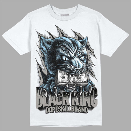 Cool Grey 6s DopeSkill T-Shirt Black King Graphic Style001