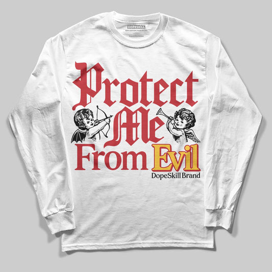 Ferrari 14s DopeSkill Long Sleeve T-Shirt Protect Me From Evil Graphic