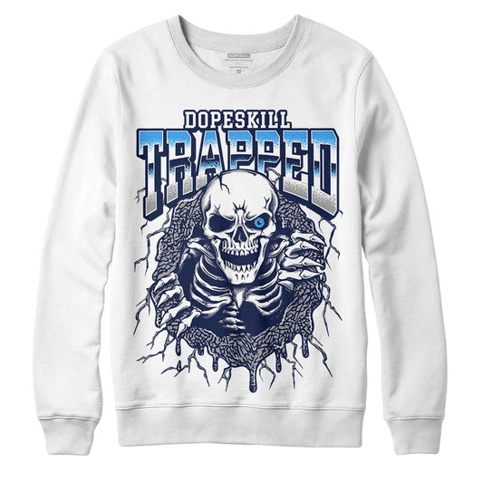 AJ Spizike White Obsidian DopeSkill Sweatshirt Trapped Halloween Graphic