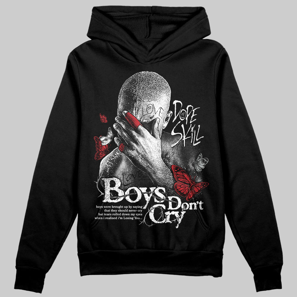 Bred Velvet 11s DopeSkill Hoodie Sweatshirt Boys Don't Cry Graphic