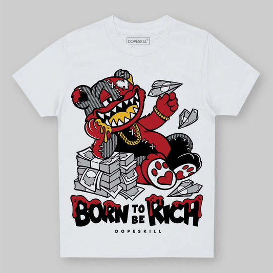 Ferrari 14s DopeSkill Toddler Kids T-shirt Born To Be Rich Graphic