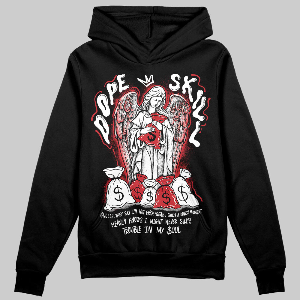 Bred Velvet 11s DopeSkill Hoodie Sweatshirt Angels Graphic