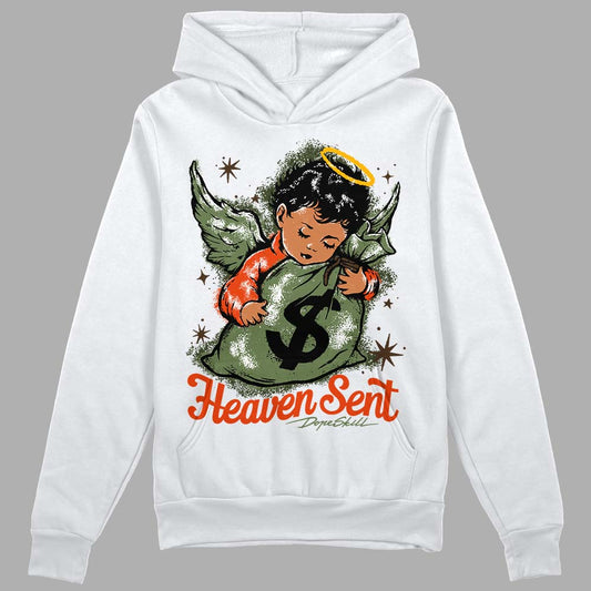 Olive Collection DopeSkill Hoodie Sweatshirt Heaven Sent Graphic
