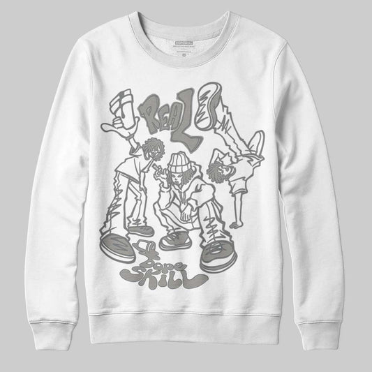 Cool Grey 9s DopeSkill Sweatshirt Real Y2K Players Graphic Style001