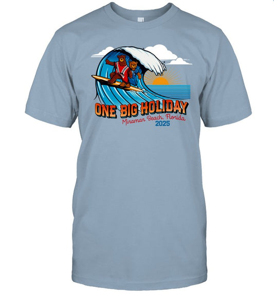 My Morning Jacket One Big Holiday Surf Bears T Shirt