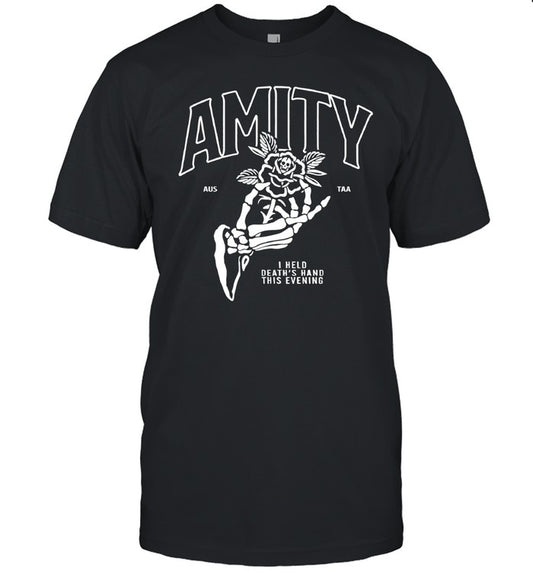 Amity Death Hands Black Unisex Tee