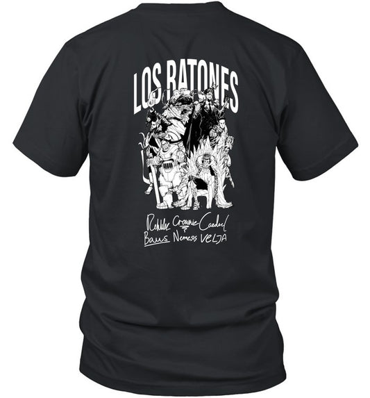 Los Ratones Signature Black T Shirt