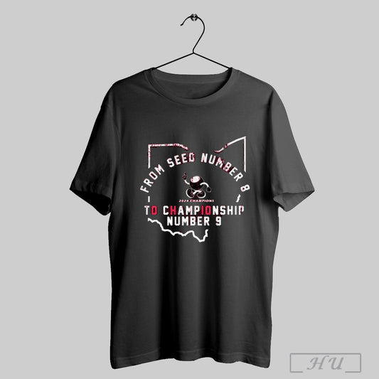 2024 Champions Ohio State Buckeyes Win Notre Dame From Seed Number To Championship Number 9 T Shirt Sweatshirt Hoodies Poster
