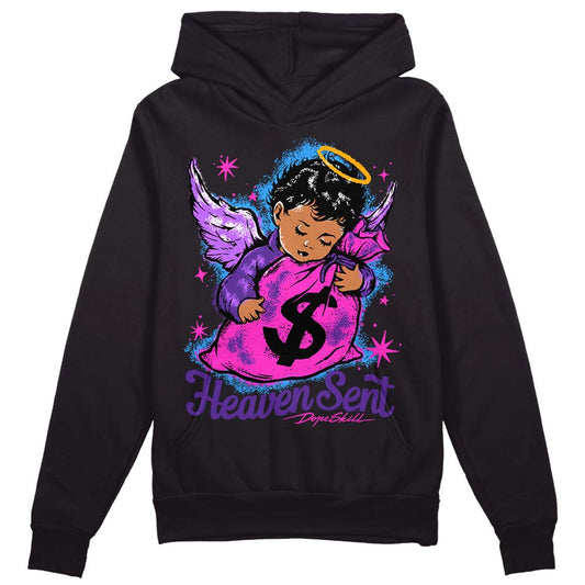 PURPLE Collection DopeSkill Hoodie Sweatshirt Heaven Sent Graphic