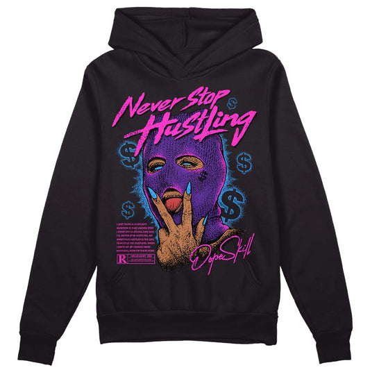 PURPLE Collection DopeSkill Hoodie Sweatshirt Never Stop Hustling Graphic