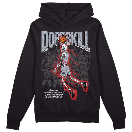 Bred Reimagined 4s DopeSkill Hoodie Sweatshirt Thunder Dunk Graphic Style001