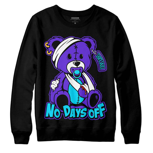 Aqua 6s DopeSkill Sweatshirt Hurt Bear Graphic