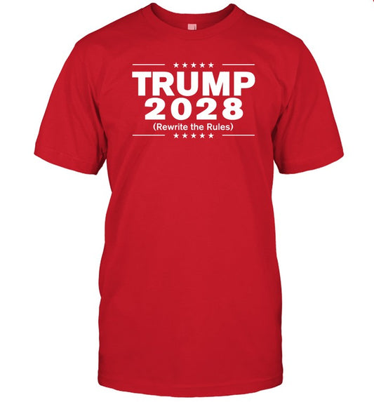 T Shirt Trump 2028 Rewrite The Rules