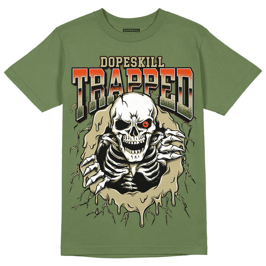Olive Collection DopeSkill Olive T-shirt Trapped Halloween Graphic
