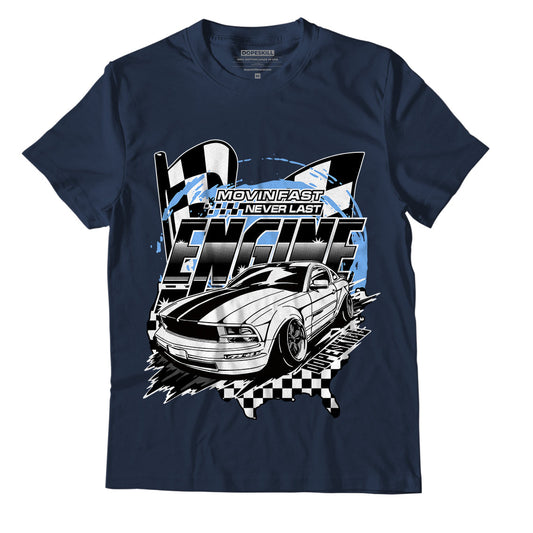 AJ 6 Midnight Navy DopeSkill T-shirt ENGINE Tshirt Graphic