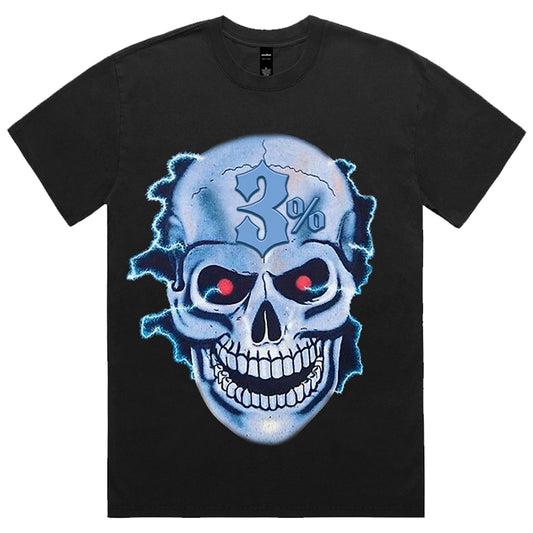 Skull T-Shirt (Faded Black)