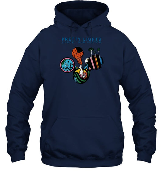 Pretty Lights Check Your Vector Unisex Hoodie